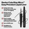 REVLON ColorStay Micro Easy Precision Liquid Eyeliner, Waterproof, Smudgeproof, Longwearing, Stocking Stuffer for Her, 301 Blackout, 2 pack view 3