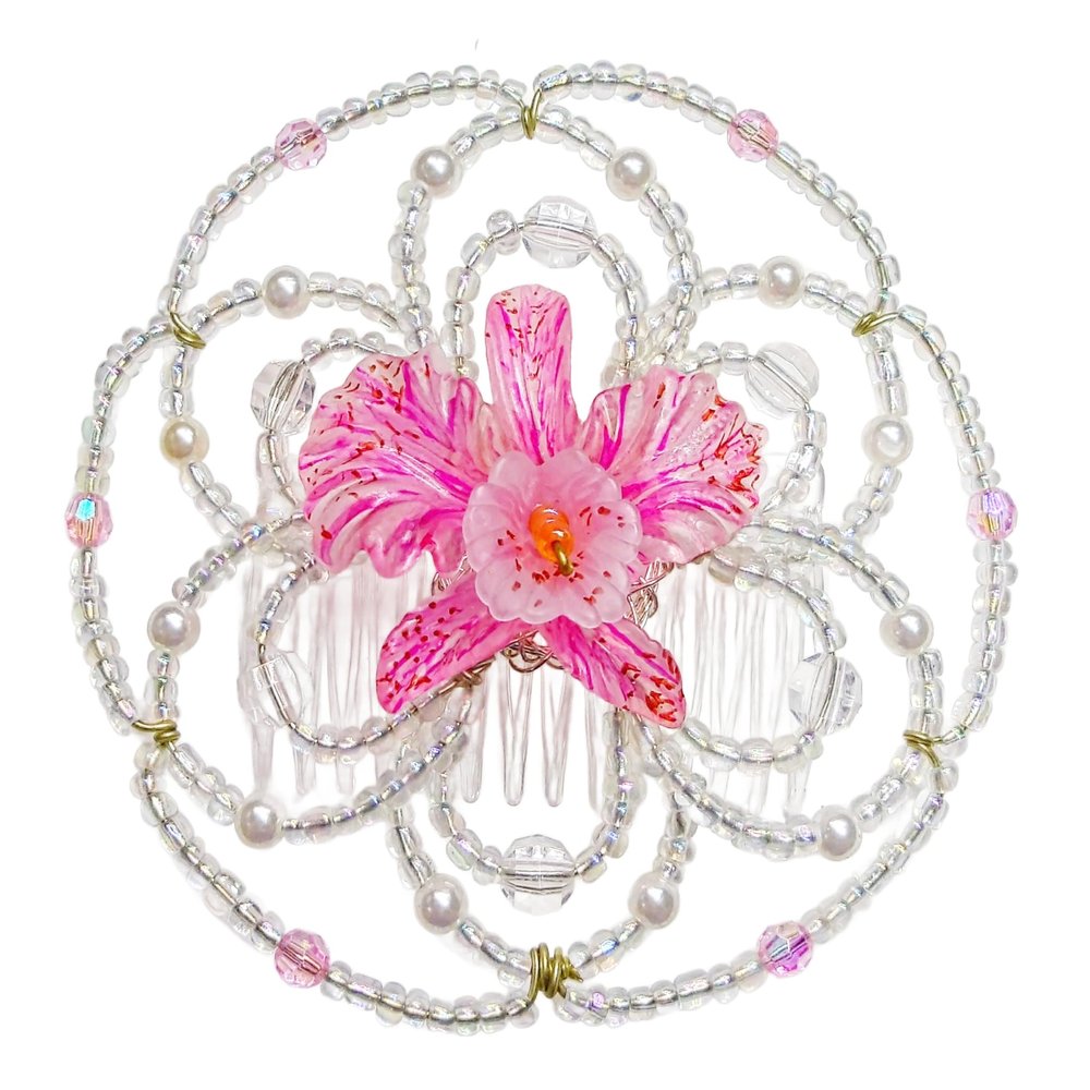 Beaded Kippah for Women - Tropicana