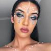 8 Sheets Face Gems Jewels for Makeup 20 Colors Rhinestones Hair Pearls Eye Gems Stick On, Body Jewels Nail Art Festival Party Rave Accessories for Women view 3