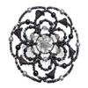 Beaded Kippah for Women - The Black Dahlia view 1