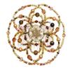 Beaded Kippah for Women - Eye of the Tiger view 1