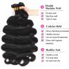 12A Brazilian Human Hair Bundles Body Wave 26 inch Single Bundle Virgin Hair Bundles Body Wave Bundle Human Hair 100G Natural Black Hair Extensions view 2