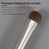Natural Pony Hair Eye Shadow Brush by ENZO KEN, Medium Smudge Eyeshadow Brush, Shader Eye Shadow Brush, Eye Smudge Brush, Single Eyeshadow Brush, Eye Brushes, Eyeshadow Blending Brush. (Gold, E203M) view 3