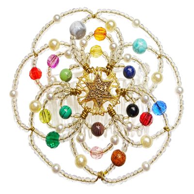 Beaded Kippah for Women - Priest's Breastplate