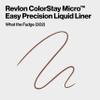 REVLON ColorStay Micro Easy Precision Liquid Eyeliner, Waterproof, Smudgeproof, Longwearing, Stocking Stuffer for Her, 302 What the Fudge, 0.057 fl oz view 2