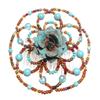 Beaded Kippah for Women - Apache Rose view 1