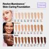 Revlon Illuminance Skin-Caring Liquid Foundation, Hyaluronic Acid, Hydrating and Nourishing Formula with Medium Coverage, 205 Natural Ochre, 1 fl oz view 4