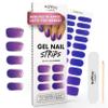 MOYOU LONDON Semi Cured Gel Nail Strips - 20 Pcs. Waterproof Gel Nail Wraps, Cures in Sunlight or UV/LED Lamp, Lasts Up to 2+ Weeks, Stretchable, Easy to Apply & Remove, Vegan & Cruelty-Free view 1