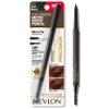 Revlon ColorStay Micro Eyebrow Pencil with Built In Spoolie Brush, Infused with Argan and Marula Oil, Stocking Stuffer for Her, 457 Soft Black, 0.003 oz view 1
