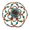 Beaded Kippah for Women - Jerusalem Rose view 1
