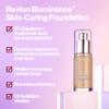 Revlon Illuminance Skin-Caring Liquid Foundation, Hyaluronic Acid, Hydrating and Nourishing Formula with Medium Coverage, 105 Cream Ivory, 1 fl oz view 2
