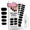 MOYOU LONDON Semi Cured Gel Nail Strips - 20 Pcs. Waterproof Gel Nail Wraps, Cures in Sunlight or UV/LED Lamp, Lasts Up to 2+ Weeks, Stretchable, Easy to Apply & Remove, Vegan & Cruelty-Free view 1