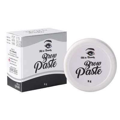 All in Beauty White Mapping Brow Paste 8g for Eyebrows design, draw or sketch the shape and help to perfect Henna Application.