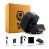 Skull Shaver One Lion Gold PRO Face Shaver for Men - Precision Grooming - Stepped Twin Foil - Ergonomic Grip - LCD Display - Cordless & Rechargeable view 1