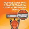 BIC Comfort 3 Hybrid Disposable Razors for Men, 1 Handle and 16 Cartridges With 3 Blades, 17 Piece Razor Kit for Men view 3