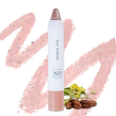 M2U NYC Ultra Creamy Eye Shadow Stick  (Passionate Pink) Shimmer Cream Eyeshadow Pencil Crayon - Moisturizing Eye Brightener Stick & Highlighter  Smudge Proof, Buildable & Lightweight Formula