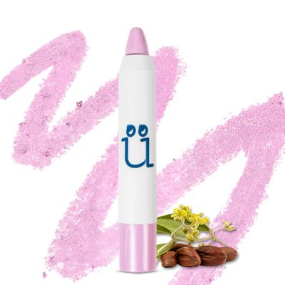 M2U NYC Ultra Creamy Eye Shadow Stick  (Lilac) Shimmer Cream Eyeshadow Pencil Crayon - Moisturizing Eye Brightener Stick & Highlighter  Smudge Proof, Buildable & Lightweight Formula