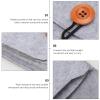 6pcs Non-woven Organizer Storage Bag Felt Oils Travel Holds Essentials Multi- Essential Small Six Wellness Bottles Case Fabric Holder for Oil Pouch Carrying view 2
