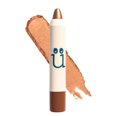 M2U NYC Ultra Creamy Eye Shadow Stick  (Copper Storm) Shimmer Cream Eyeshadow Pencil Crayon - Moisturizing Eye Brightener Stick & Highlighter  Smudge Proof, Buildable & Lightweight Formula