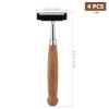 minkissy 12pcs Bamboo Handle Manual Shaving Razors Stainless Steel Blades Smooth Irritation Shave Ergonomic Grip Design for Men Grooming view 2