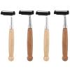 minkissy 12pcs Bamboo Handle Manual Shaving Razors Stainless Steel Blades Smooth Irritation Shave Ergonomic Grip Design for Men Grooming view 4