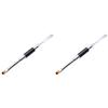 FRCOLOR 2pcs Flat Brush Pen for Manicure Gel Nail Brush for Builder Gel Nail Art Accessories view 1