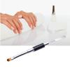 FRCOLOR 2pcs Flat Brush Pen for Manicure Gel Nail Brush for Builder Gel Nail Art Accessories view 2