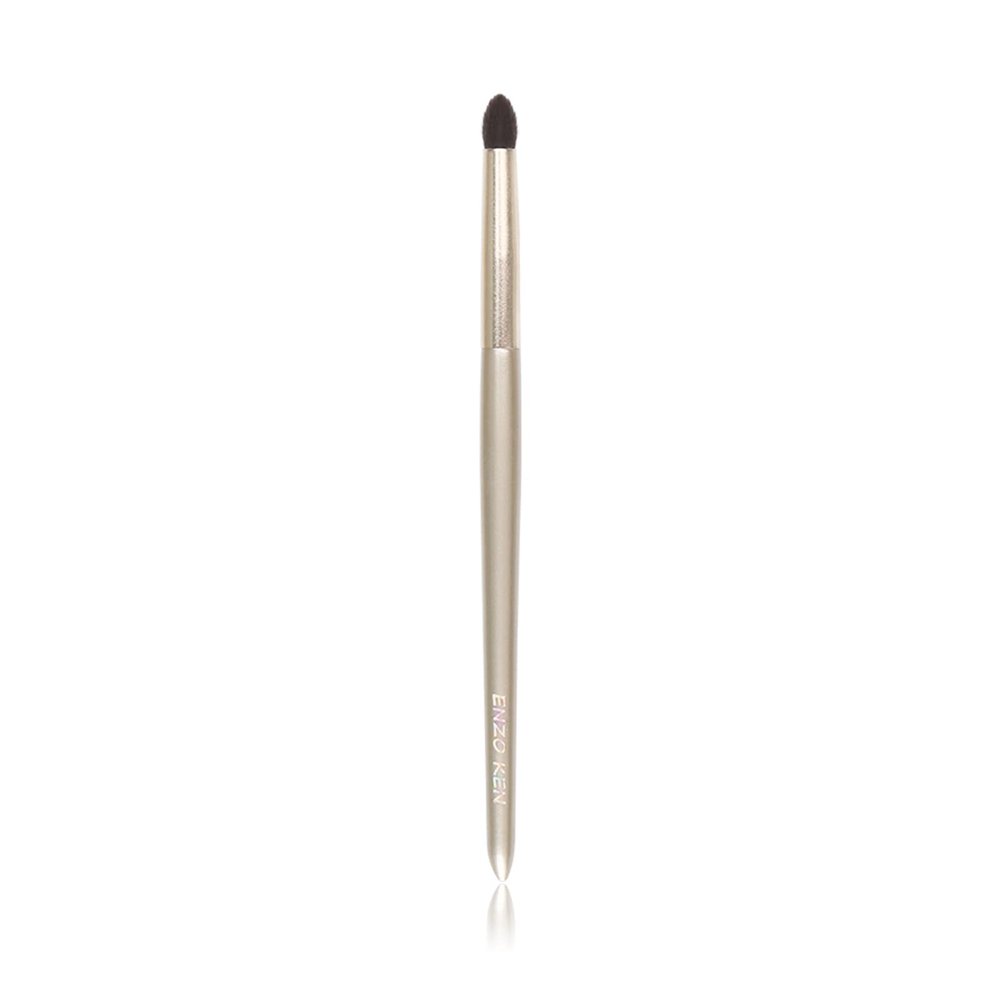 ENZO KEN Small Goat Hair Eye Shadow Brush - Blending Brush for Eyeshadow, Nose Contour & More. Gold, E204M