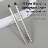 ENZO KEN Small Goat Hair Eye Shadow Brush - Blending Brush for Eyeshadow, Nose Contour & More. Gold, E204M view 2