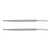FRCOLOR 6pcs Stainless Steel Cuticle Remover Tool Professional Dead Skin Pusher Trimmer for Pedicure Nail Care Silver Finish for Home Salon Use view 3