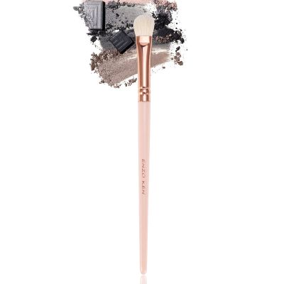 ENZO KEN Natural Goat Hair Eyeshadow Brush, Large Smudge Eye Shadow Brush, Shader Eye Shadow Brushes, Single Natural Hair Makeup Brush, Single Eyeshadow Blending Brush.