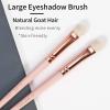 ENZO KEN Natural Goat Hair Eyeshadow Brush, Large Smudge Eye Shadow Brush, Shader Eye Shadow Brushes, Single Natural Hair Makeup Brush, Single Eyeshadow Blending Brush. view 2