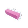 10 Pcs Nail Buffer Block for Acrylic and Natural Nails, 4 Sided Sanding Buffers for Gel Nails Fingernail Shine Buffing Filer Set, Professional Manicure Polisher Buffer Bulk Medium Grit (Pink) view 2