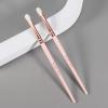 Natural Goat Hair Eye Brush by ENZO KEN - Small Corners & Smudge Brush - Single, Mini Size - Pink, E403S view 3