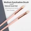 ENZO KEN Medium Smudge Eye Shadow Brush - Natural Goat Hair Eyeshadow, Shader and Smudge Brush. Single, Pink. E403M view 2