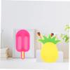 FRCOLOR 2pcs Silicone Scrub Pad Makeup Brush Clean Pad Brush Washing Tool Scrubber Silicone Brush Cleaning Mat Hair Brush Makeup Brush Cleaning Tool Sucker Cosmetic view 3