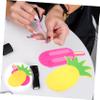 FRCOLOR 2pcs Silicone Scrub Pad Makeup Brush Clean Pad Brush Washing Tool Scrubber Silicone Brush Cleaning Mat Hair Brush Makeup Brush Cleaning Tool Sucker Cosmetic view 4