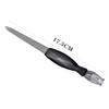 minkissy 36pcs Dual-use Stainless Steel Nail File and Cuticle Remover Dead Skin Pusher Fork for Professional Manicure Essential Tool for Smooth and Black view 3