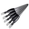 minkissy 36pcs Dual-use Stainless Steel Nail File and Cuticle Remover Dead Skin Pusher Fork for Professional Manicure Essential Tool for Smooth and Black view 4