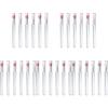 minkissy 30pcs Silicone Lip Brushes Dust Covers Portable Makeup Applicators for Lipstick Lip Gloss for Routine view 1