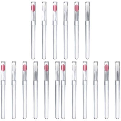 minkissy 18pcs Silicone Lip Brush Applicator Cover Portable Lip Makeup Tool for Easy Application of Lipstick and Gloss