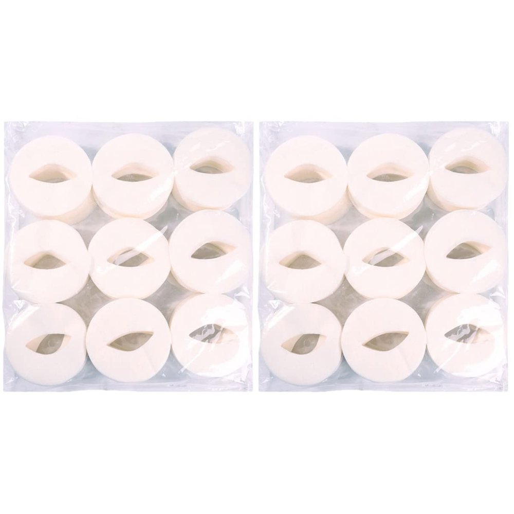 minkissy 1800pcs Disposable Eye Masks Soft Cotton Facial Paper for Eye Care Ultra-thin for Spa and Daily Skin Care for Reducing Puffiness and Dark Circles