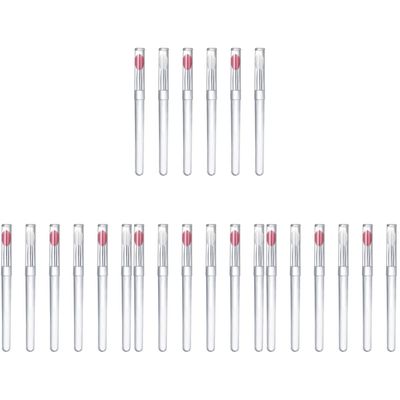 minkissy 24pcs Portable Silicone Lip Brush Covers Ergonomic Design for Easy Application for Women Makeup Convenient for Travel and Cosmetic Bags