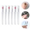 minkissy 12pcs Silicone Lip Brushes Lids Portable Lipstick Applicator and Lip Mask Brushes for Easy Makeup Application view 4