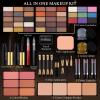 Professional Makeup Kit for Women Full Kit with Mirror 58 Colors All in One Make up Gift Set for Girls Included Eyeshadow,Compact Powder,Blusher,Lipstick,Eyebrow Pencil,Gitter Gel,Eyeliner,Mascara (N) view 2