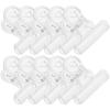 Beavorty 30pcs Nail Extension Clips for Manicure Plastic Nail Art Mold Fixing Clips for Professional and Home Use for view 1