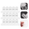 Beavorty 30pcs Nail Extension Clips for Manicure Plastic Nail Art Mold Fixing Clips for Professional and Home Use for view 2