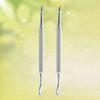 minkissy 6pcs Stainless Steel Cuticle Remover Nail Care Tool for Professional and Home Use Trims Cuticles and Hangnails Silver Manicure Essentials view 3
