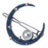 1pc Female Snap for Styler Hairpins Bridal Barrette Lovely Bobby Party, Blue Curler Flat Clamps Ladies Stick Crab Clips Minimalist Pin Tool Beauty Women Studded Clip, view 1
