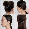 1pc Female Snap for Styler Hairpins Bridal Barrette Lovely Bobby Party, Blue Curler Flat Clamps Ladies Stick Crab Clips Minimalist Pin Tool Beauty Women Studded Clip, view 2